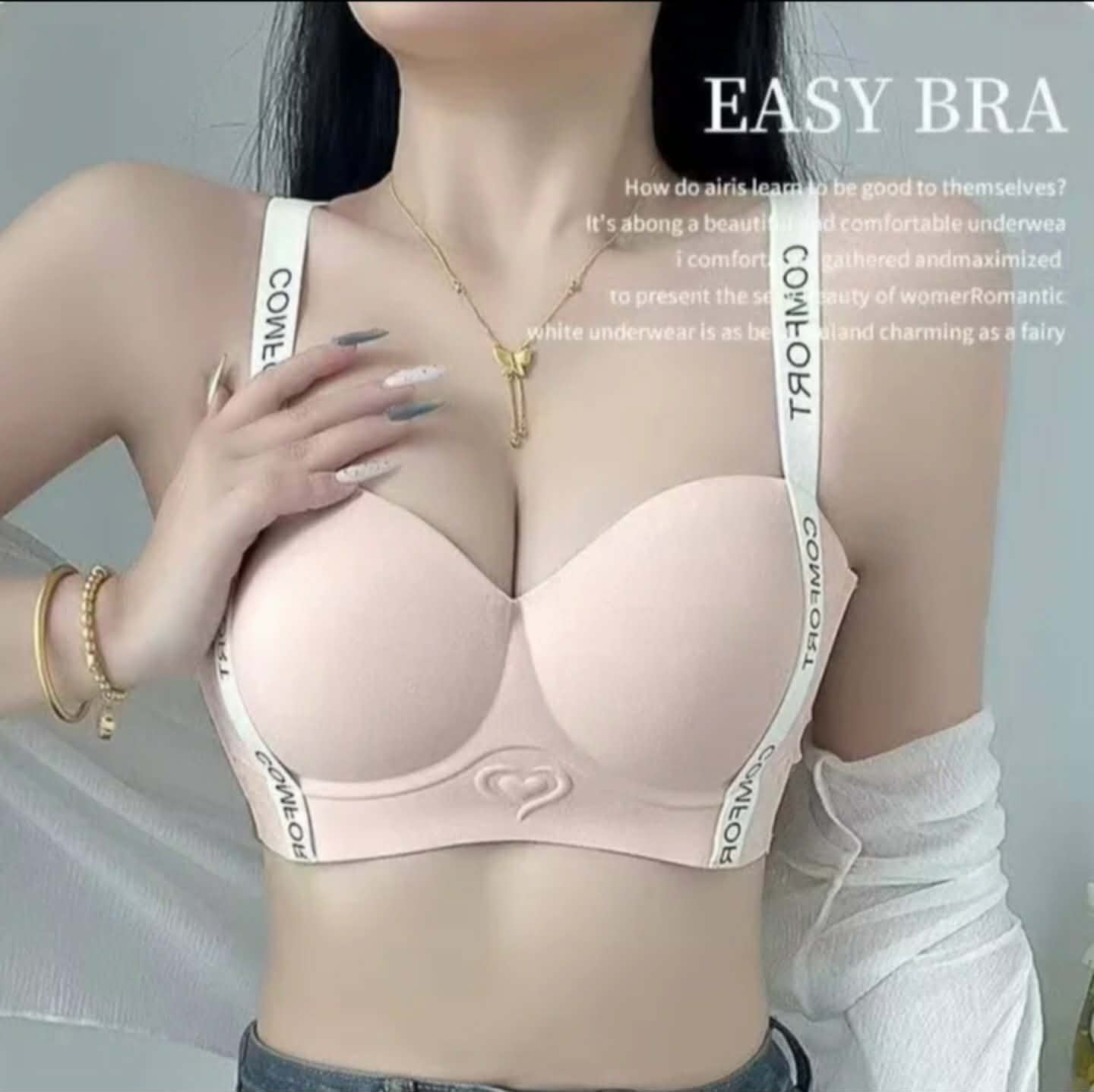 Women's Seamless Wireless Full Coverage Comfort Bra WS-01