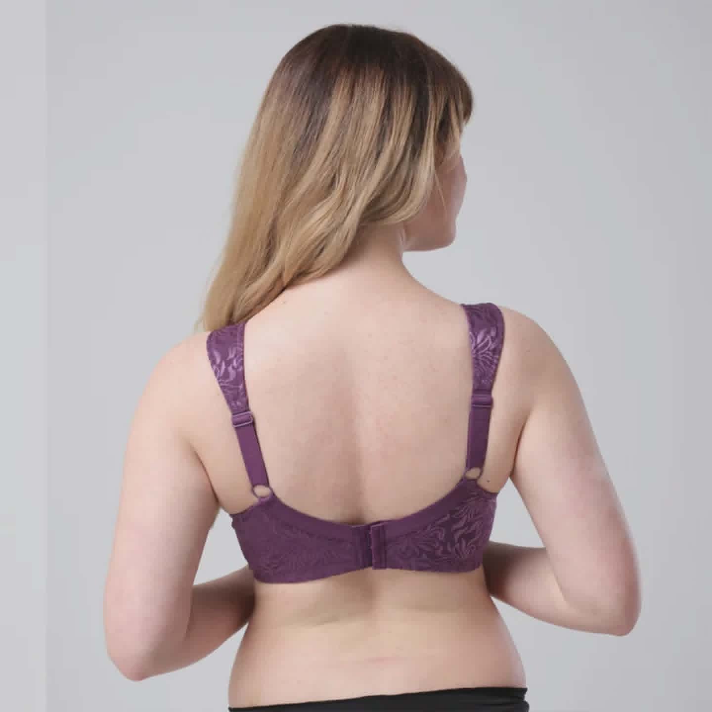 Wings Love Minimizer Full Coverage Comfort  Wireless Push Up Basic Classic Bra WL-01