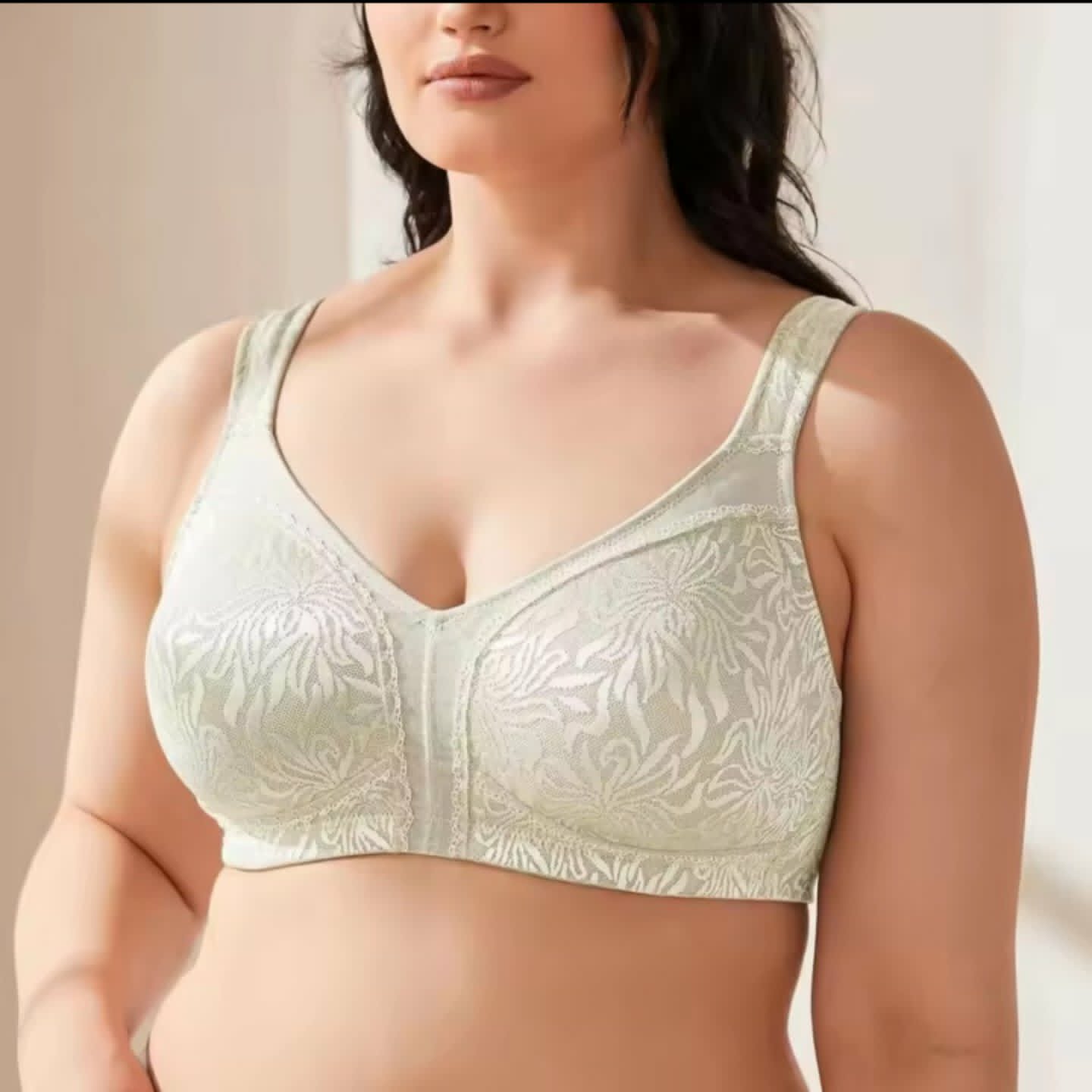 Wings Love Minimizer Full Coverage Comfort  Wireless Push Up Basic Classic Bra WL-01 A