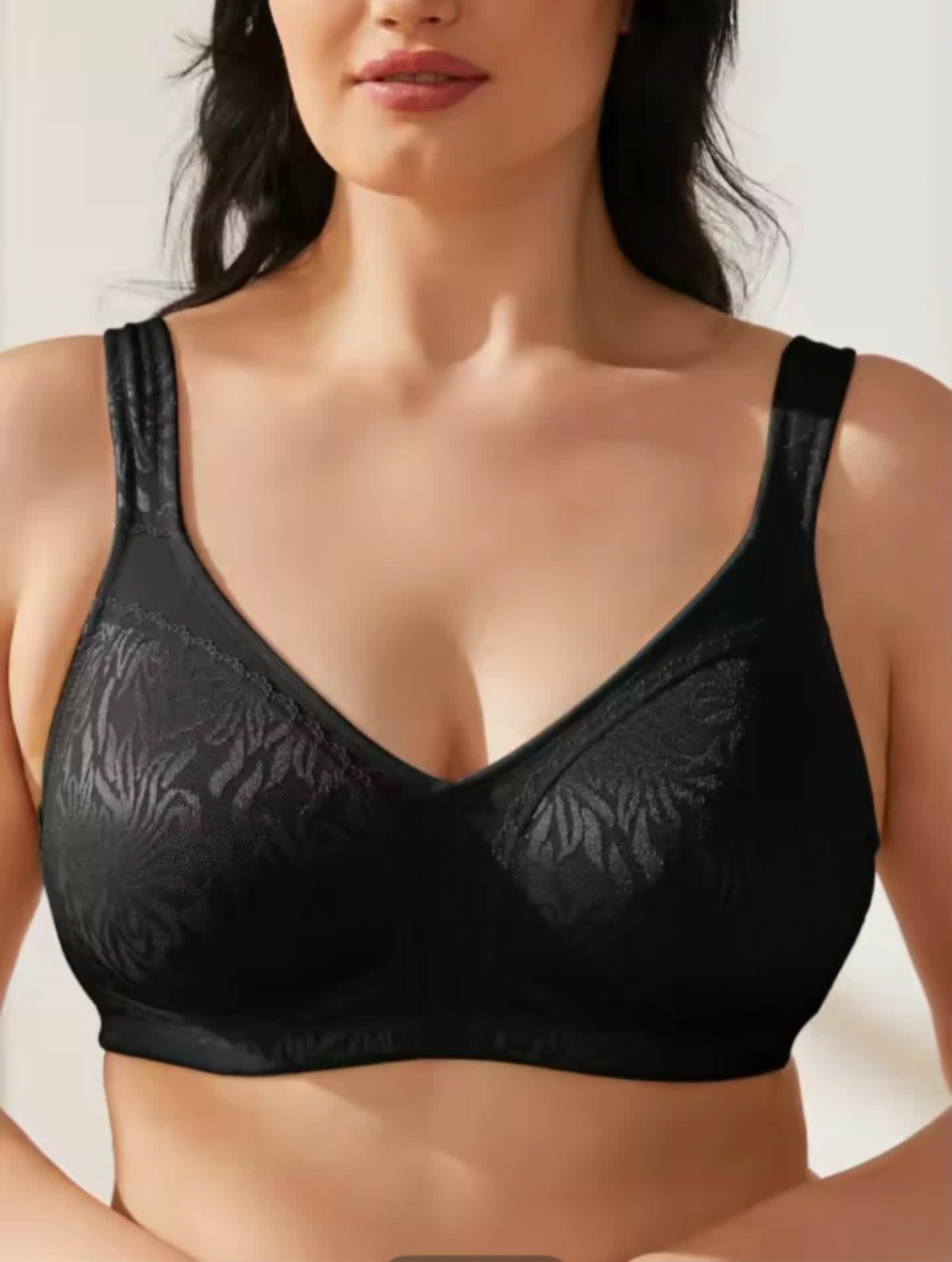 Wings Love Minimizer Full Coverage Comfort  Wireless Push Up Basic Classic Bra WL-01 A