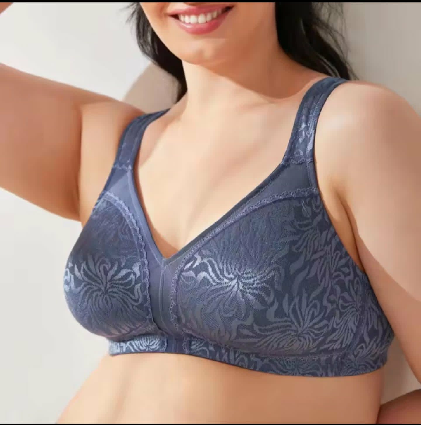 Wings Love Minimizer Full Coverage Comfort  Wireless Push Up Basic Classic Bra WL-01 A