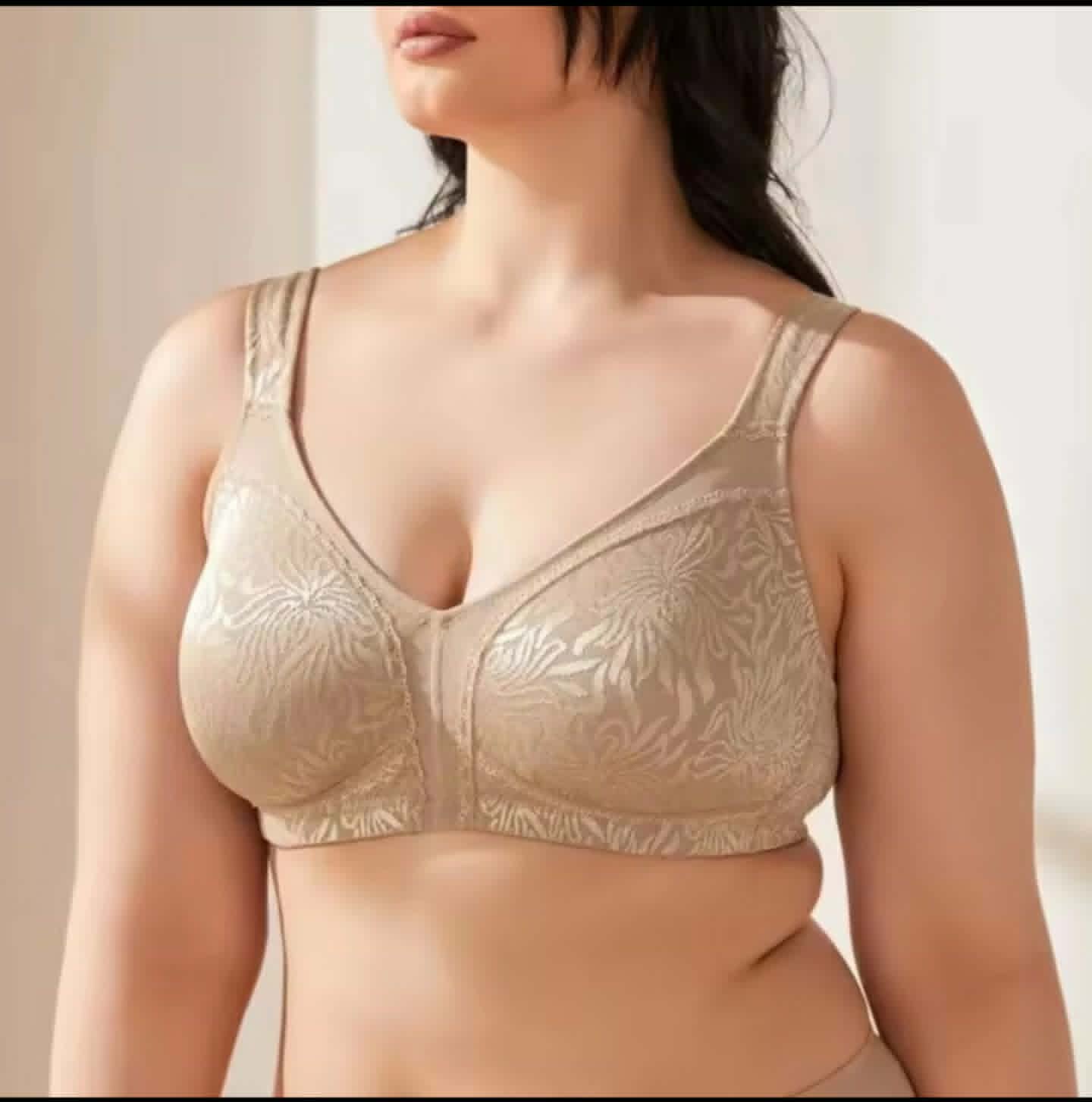 Wings Love Minimizer Full Coverage Comfort  Wireless Push Up Basic Classic Bra WL-01 A