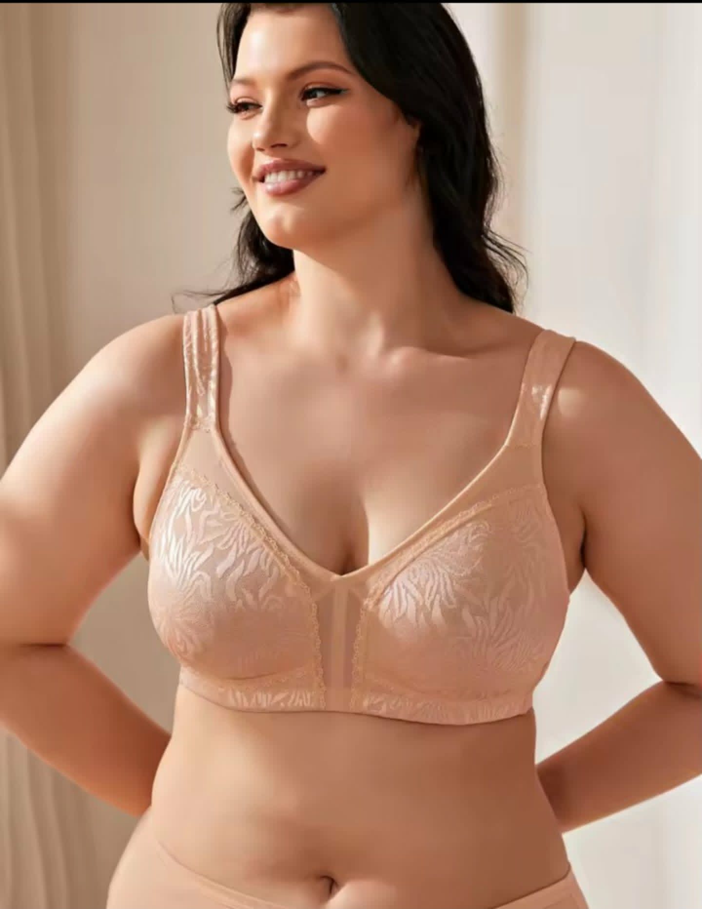 Wings Love Minimizer Full Coverage Comfort  Wireless Push Up Basic Classic Bra WL-01 A