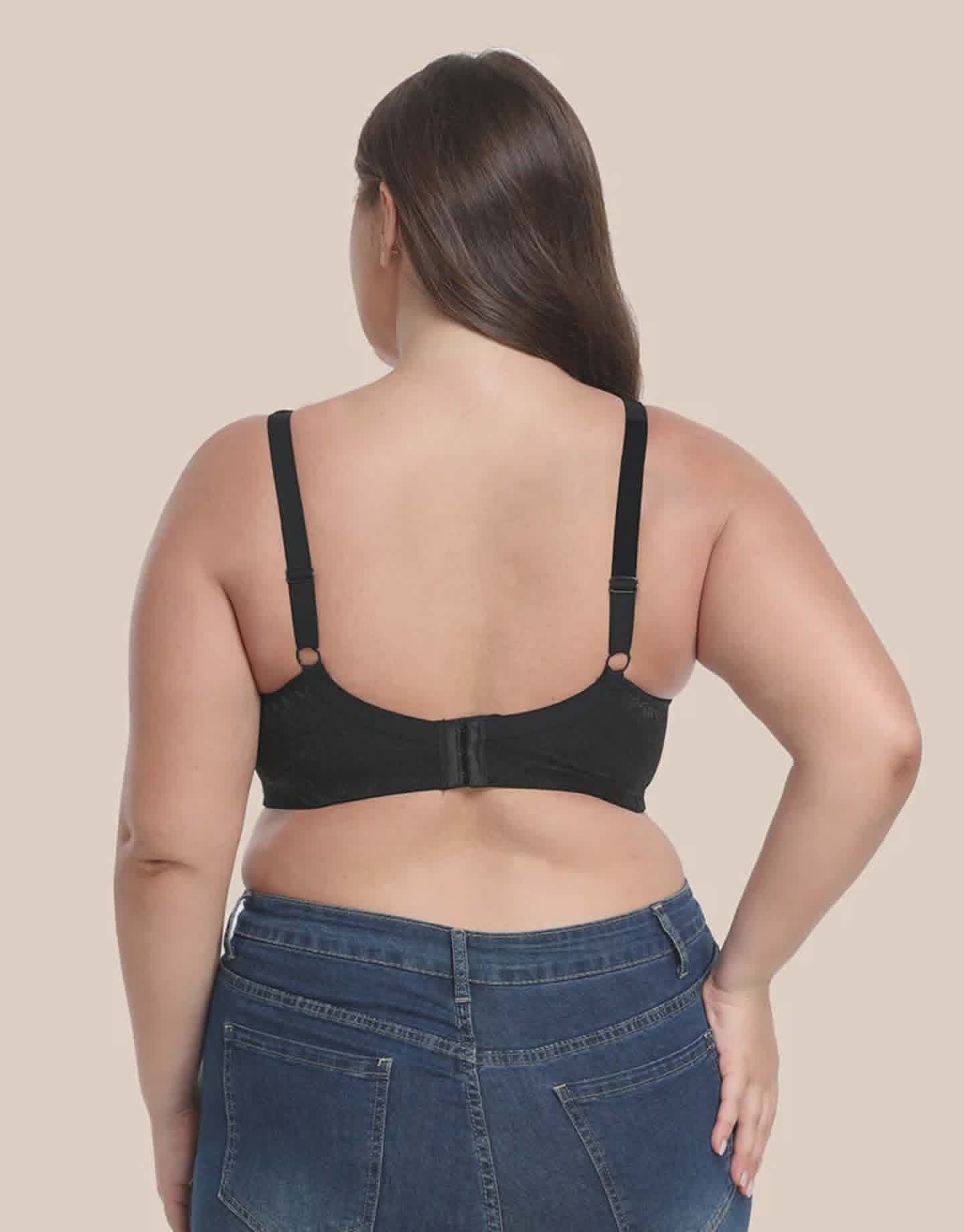 Wings Love Minimizer Full Coverage Comfort  Wireless Push Up Basic Classic Bra WL-01