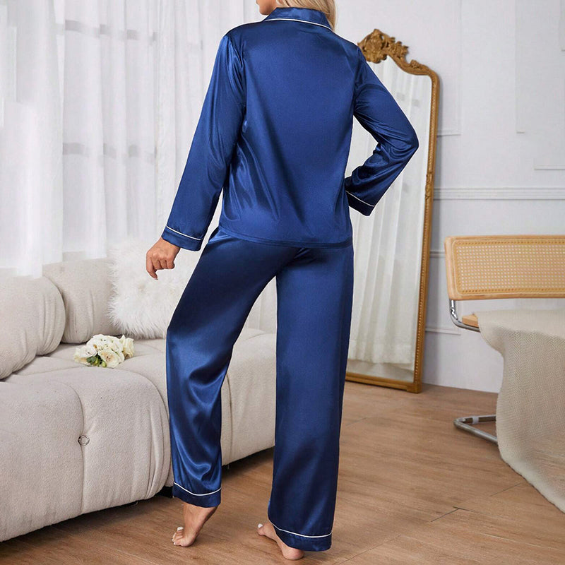 Women Silk Night Suit CH - 003