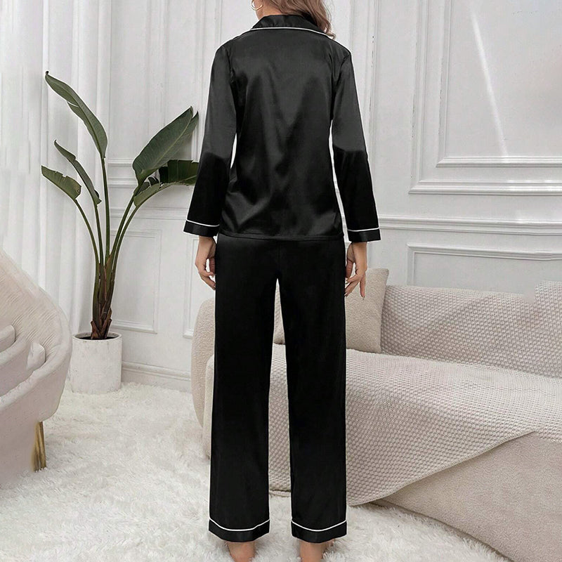 Women Silk Night Suit CH - 003