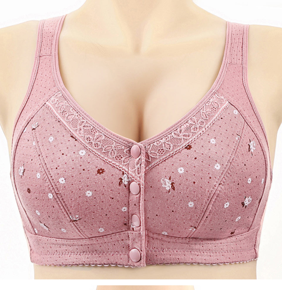 New Anti Sagging Front Open Cooling Cotton Bra NC- 097
