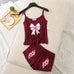 Floral Charm Sleepwear Two-piece Camisole and Short CS-001
