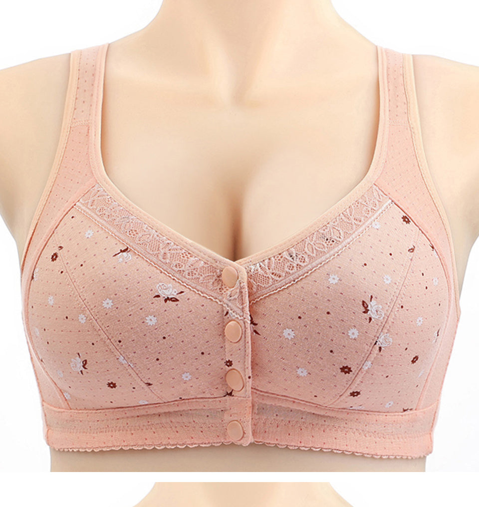 New Anti Sagging Front Open Cooling Cotton Bra NC- 097