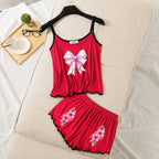 Floral Charm Sleepwear Two-piece Camisole and Short CS-001