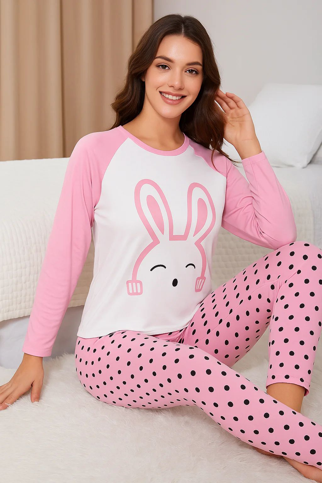 Pink Bunny PJs