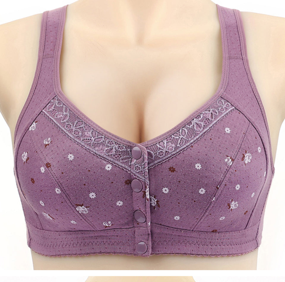 New Anti Sagging Front Open Cooling Cotton Bra NC- 097