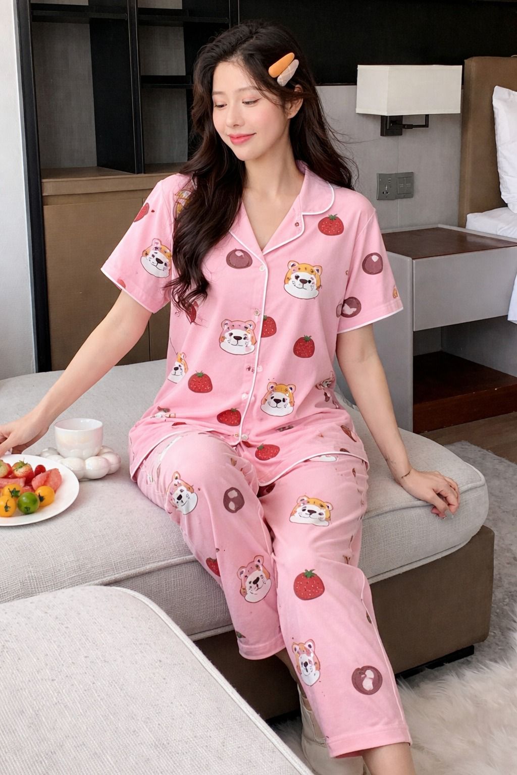 PJs Drop Shoulder Printed Design CH-003