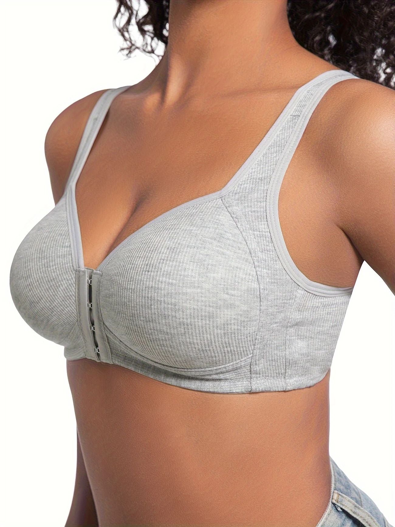 New Anti Sagging Front Open Cooling Cotton Bra NC- 097